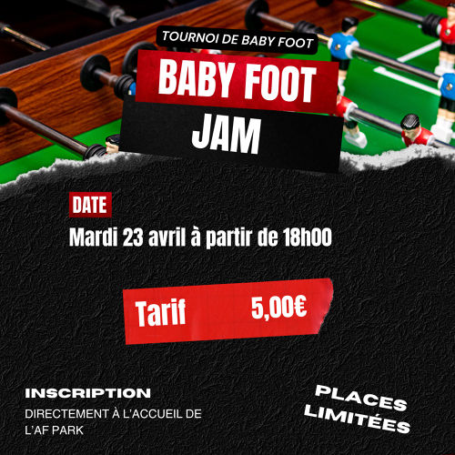 Événement Tournoi Baby Foot #2