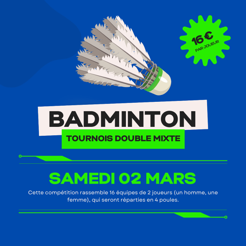 Événement Badminton Academy