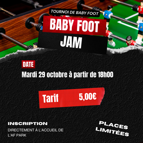 Événement Tournoi Baby Foot #3